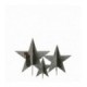 Standing Felt Star Set of 3, Black