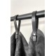 Nordan Home Magnetisk Håndkleholder 2pk Sort