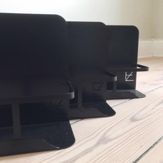 Z Form Shelf No.2 Black Structure 25 cm