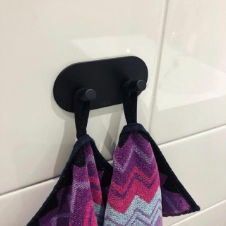 Beslagsboden Krok Dobbel Selvklebende