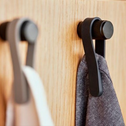 Zone Magnetisk Håndkleholder 2pk Sort