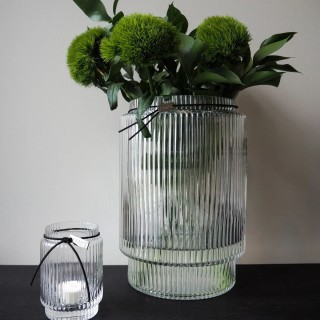 Ernst Glassvase med Riller 28 cm