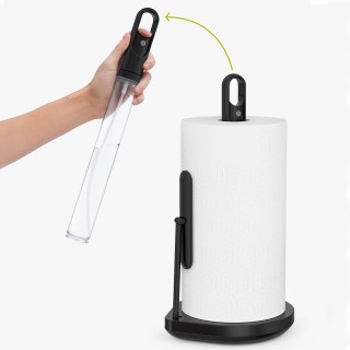 Simplehuman Tørkerullholder m/spray, matt sort