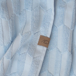Mette Ditmer GEO Light blue håndkle, 2pk 35x55