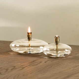 Oljelampe Disc Brass Medium