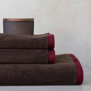 Mette Ditmer Soft Brown/Sand håndkle, 2pk 40x55cm