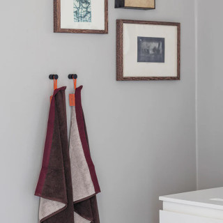 Mette Ditmer Soft Brown/Sand håndkle, 2pk 40x55cm