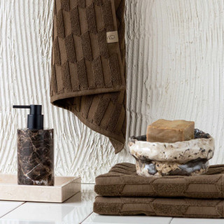 Mette Ditmer GEO Chocolate Håndkle 50x95cm