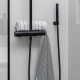 Mette Ditmer GRID Sort/Hvit Badematte 50 x 80cm