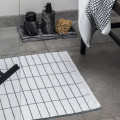 Mette Ditmer TILE STONE Sort/Hvit Badematte 50x80cm