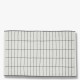 Mette Ditmer TILE STONE Sort/Hvit Badematte 50x80cm