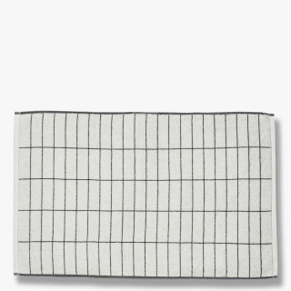 Mette Ditmer TILE STONE Sort/Hvit Badematte 50x80cm