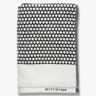 Mette Ditmer GRID Sort Håndkle 2pk 38x60 cm